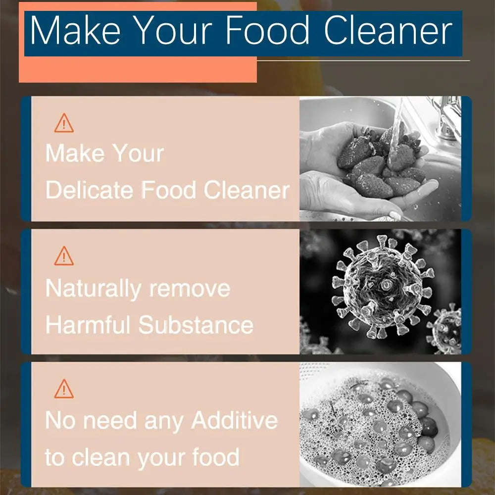 Ultrasonic Fruit & Vegetable Cleaner