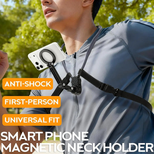 360° Magnetic Hands-Free Neck Phone Mount
