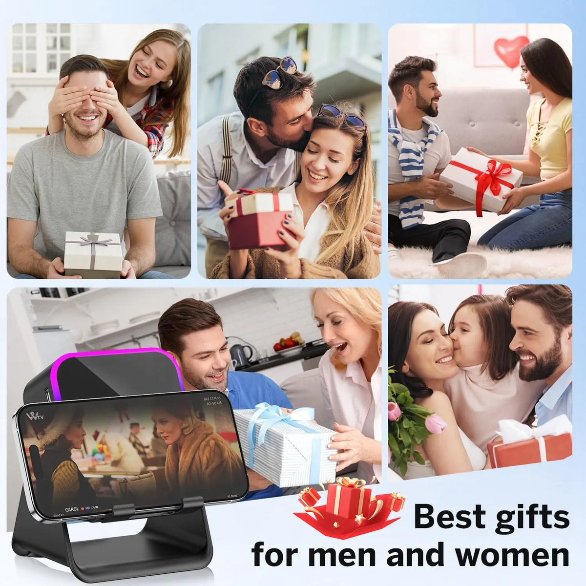 5-in-1 Magnetic Wireless Speaker & Phone Stand