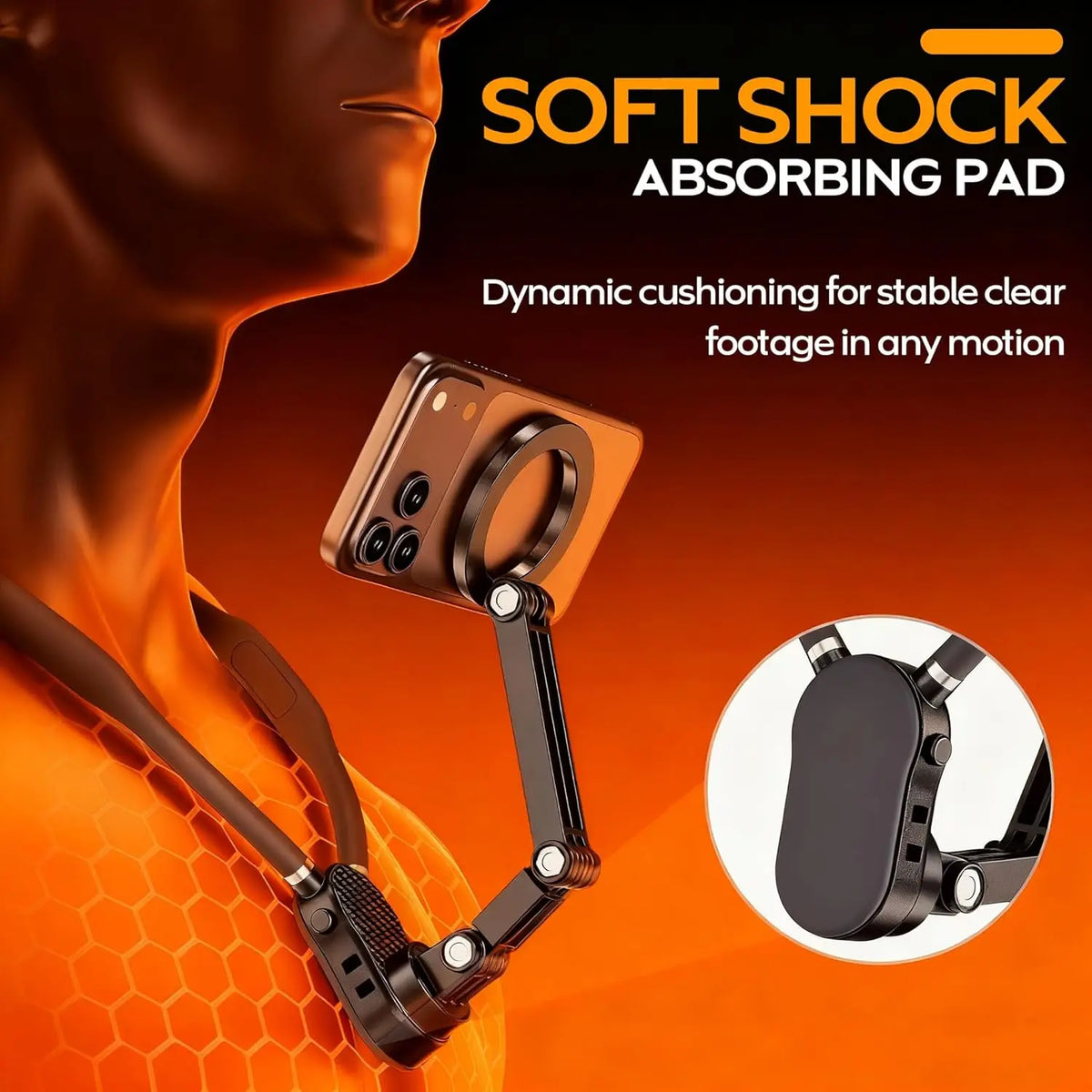 360° Magnetic Hands-Free Neck Phone Mount
