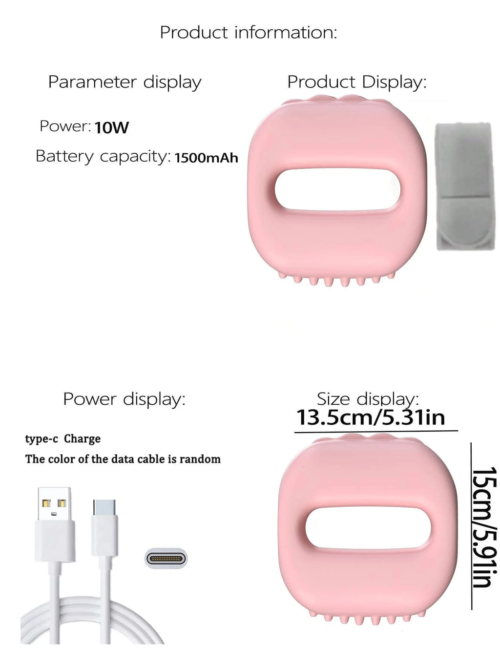 Electric Fascia Massager with Heat