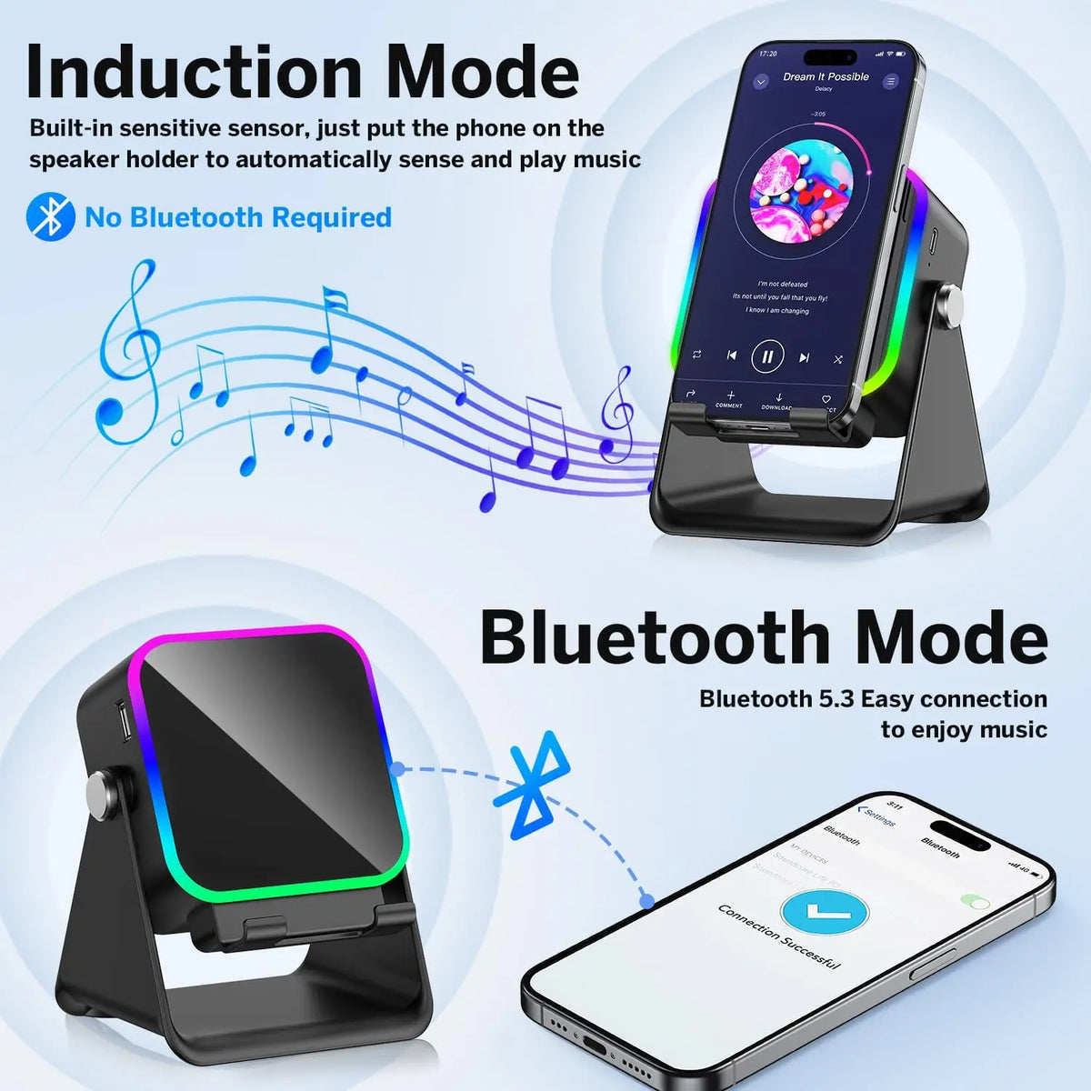 5-in-1 Magnetic Wireless Speaker & Phone Stand
