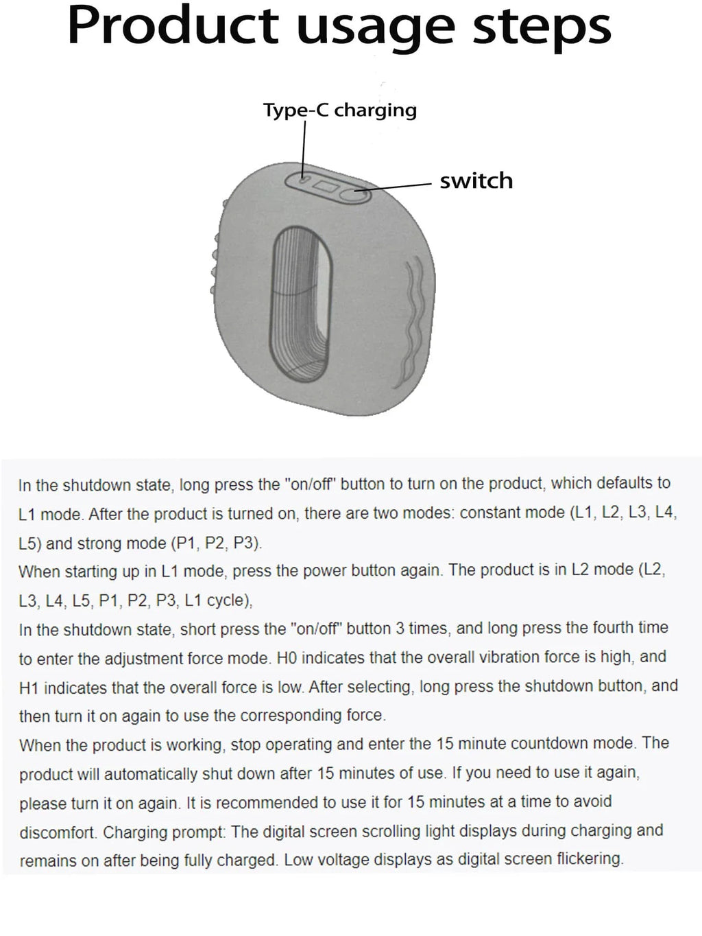 Electric Fascia Massager with Heat