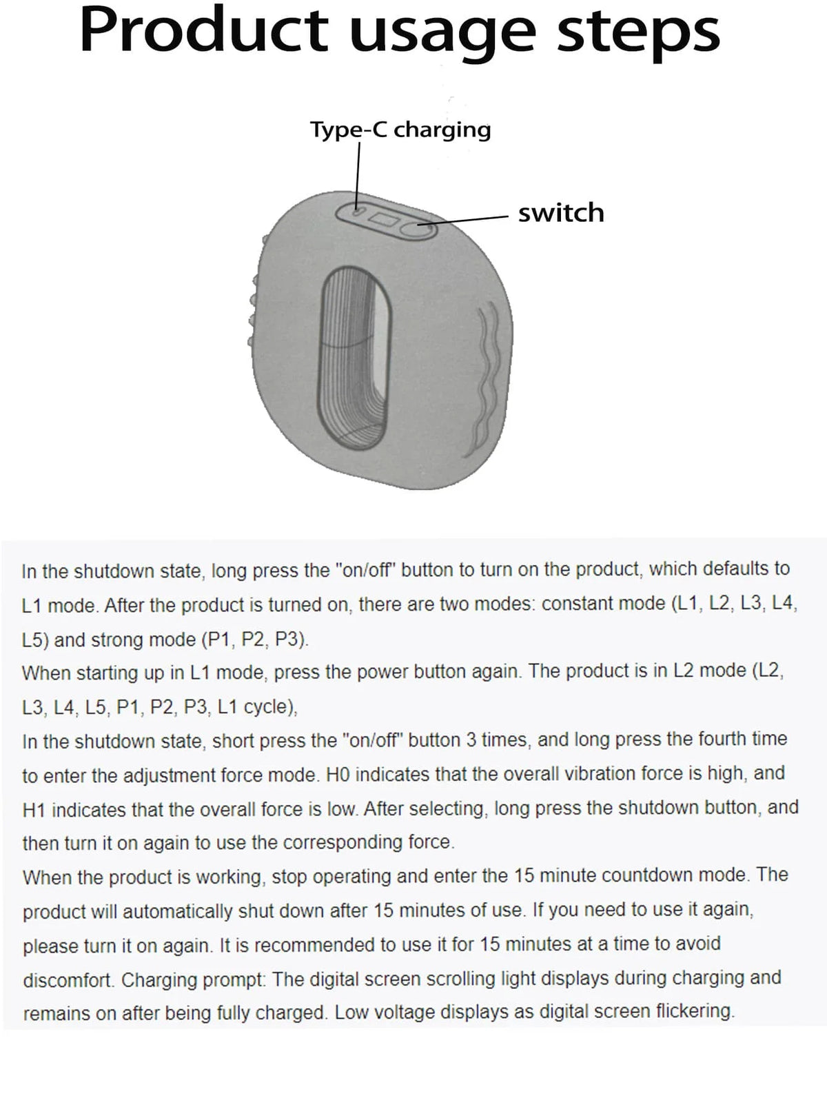 Electric Fascia Massager with Heat